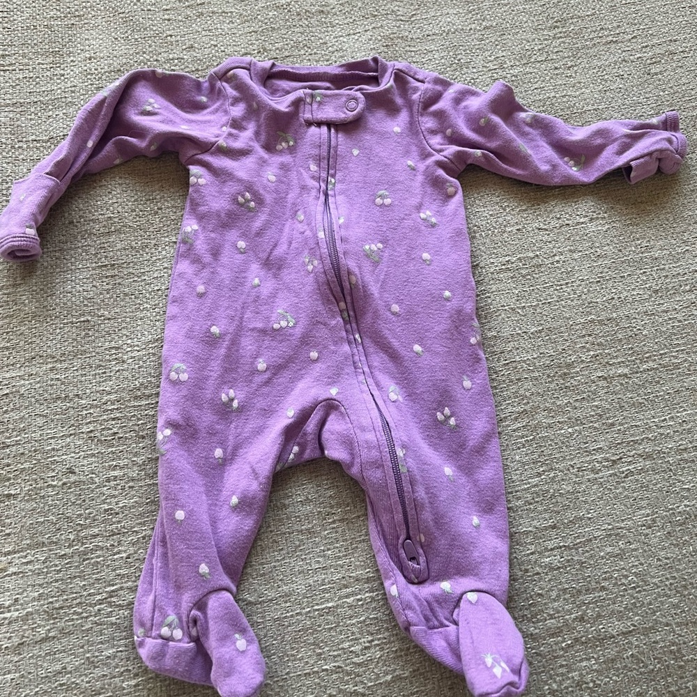 Carters zip footie pajama